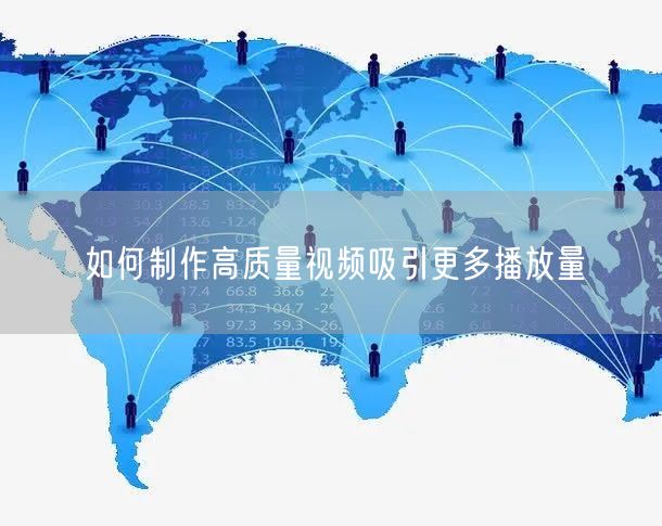 如何制作高质量视频吸引更多播放量