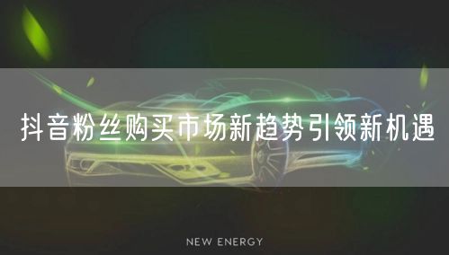 抖音粉丝购买市场新趋势引领新机遇